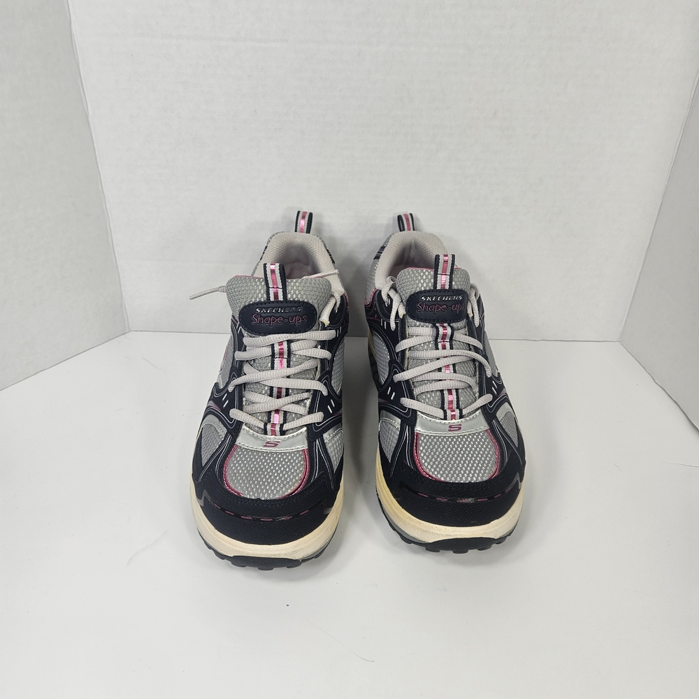 Skechers Black, Gray & Pink Women's Athletic Sneakers - Picture 7 of 7
